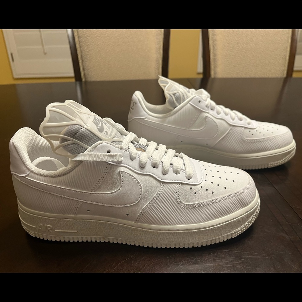 New Nike Air Force 1 White Goddess Sneaker Shoes Size US 10.5 - Picture 2 of 12